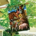 thumbnail image 4 of Briarwood Lane Making Friends Farm Animals House Flag, 4 of 4