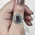 thumbnail image 4 of Natural Amethyst Ring, Rough Amethyst Gemstone Ring, Feb Birthstone, Bohemian Ring, 925 Sterling Silver, Womens Ring, Christmas, Thanksgiving, Handmade, Statement Jewelry, Rough Gemstone Jewelry, 4 of 5