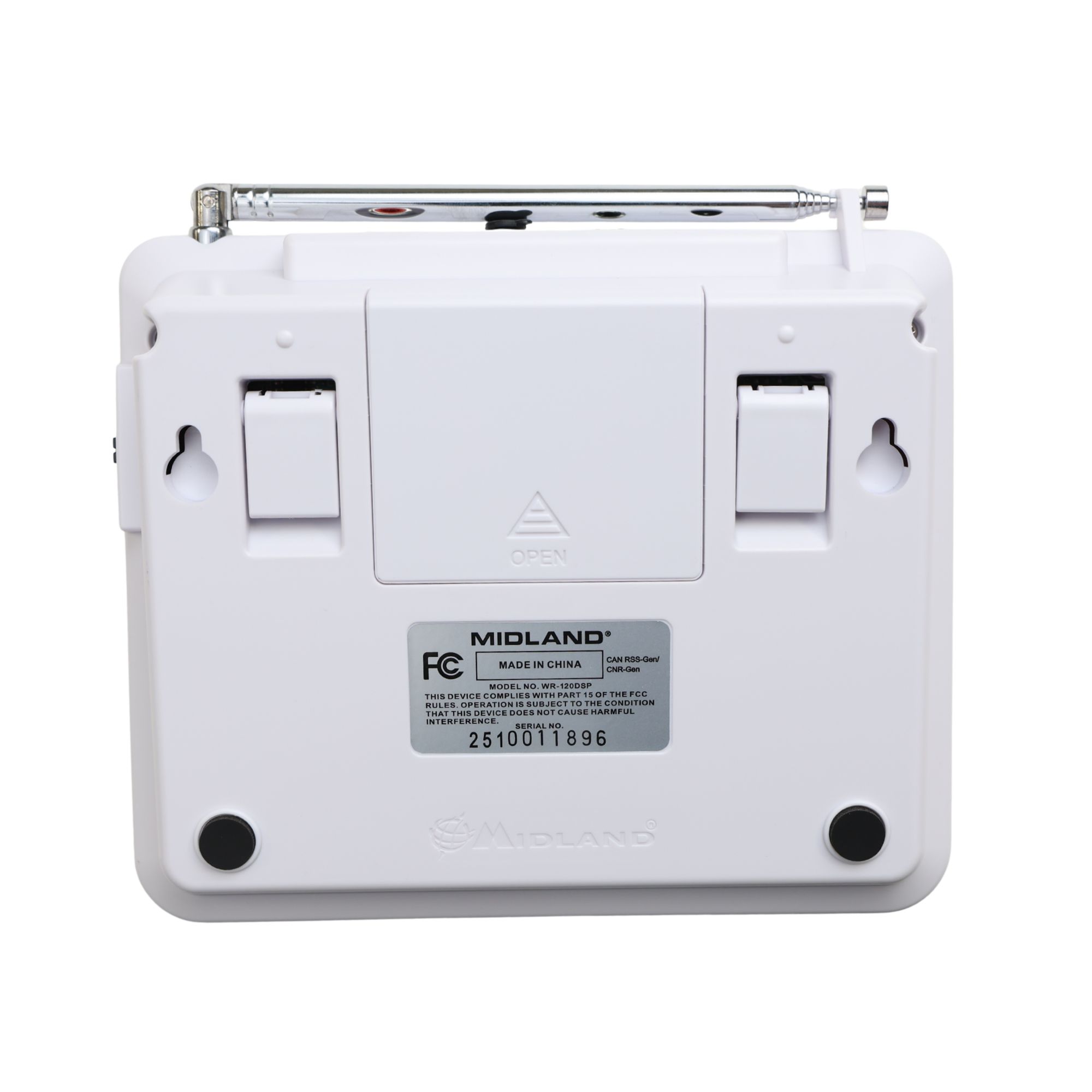Midland WR120B NOAA Weather Alert Radio, White photo 8