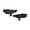 Black, variant on For Ford Escape 2020 2021 2022 Fog Light Cover Passenger Side | Front | Made of PP Plastic | Textured Black | Replacement For FO1039196 | LJ6Z15A245AB