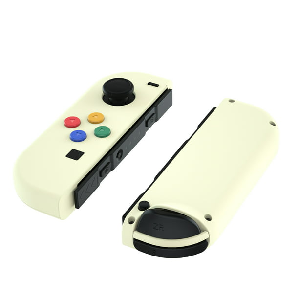 eXtremeRate Soft Grip Light Cream Joycon Handheld Controller Housing w/ABXY Direction Buttons, Shell Case for Nintendo Switch & Switch OLED Joy-Con – Console Shell NOT Included - Walmart.com