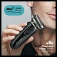 thumbnail image 6 of Braun Series 7 7091cc Flex Electric Shaver with AutoSense, 360° Adaptation, Black, 6 of 8