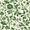 Green Floral, variant on FORMRS 3 Ring Binder with Pockets 1.5" D-Rings Clip Board 200 Sheets Capacity, Vibrant Floral