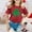 Z3-Red, variant on Girls St Patricks Day Shirt Toddler Funny Shamrock Short Sleeve Loose Round Neck Funny Tees T-Shirts Infant To Big Kid 4-5 Years