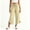 0_ Beige, variant on PWPSG Womens Casual Capri Pants, Drawstring Waist with Button Closure, Breathable Fabric and Split Hem for Resort Leisure Wear Beige XXL