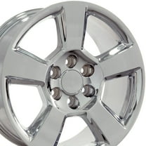 20 inch Rim fits Chevrolet Silverado 1500 1999-2022 Chrome Wheel Direct Fit