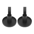 thumbnail image 4 of Candalos de metal, 2 piezas 2 pianas de candelabros negros curvo de moda retro para la decoración de la mesa, 4 of 7