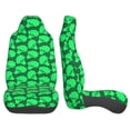 thumbnail image 3 of Sigee Green Broccoli for Universal Car Seat Covers, Premium Car Seat Protector Set for Cars, SUVs, Trucks, 3 of 7