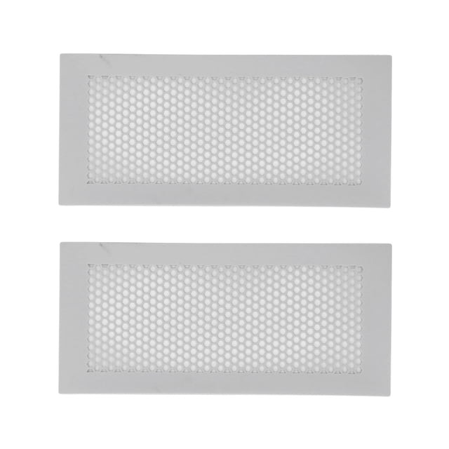 2 cubiertas de ventilación a prueba de bebés, de silicona, protectoras y seguras para el suelo del hogar, color gris