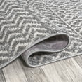 thumbnail image 5 of JONATHAN Y MOROCCAN HYPE 5 x 8 Area Rug, Arta Moroccan Vintage Geometric - Gray/Cream, MOH106B-5, 5 of 9