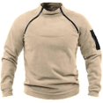 thumbnail image 1 of Men's Quarter Zip Pullover Premium Fleece Lined Long Sleeve Mock Neck Sweatshirts _au, 1 of 5
