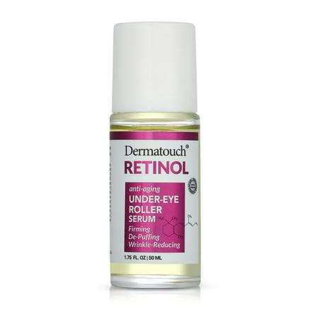 Dermatouch Retinol Under Eye Roller Serum for Dark Circles & Puffy Eyes, 1.75 fl Oz