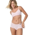 thumbnail image 6 of Kindly Yours Women’s Pointelle Boyshort Underwear with Lace Trim, 2-Pack, Sizes XS-XXXL, 6 of 9
