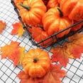 thumbnail image 2 of 12Pcs 6cm Foam Pumpkins Artificial Mini Fall Pumpkins Halloween Party Decor, 2 of 5