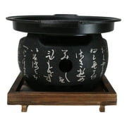 Japanese Cuisine Portable Konro Charcoal Grill BBQ Stove With Comal And Trivet
