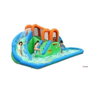 Bounceland New Island Water Park with basketball hoop/pool