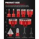 thumbnail image 2 of Kit de sierra perforadora de diamante DAYDOOR, 11 piezas, 6-102 mm, para azulejos, 2 of 7
