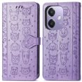 thumbnail image 4 of Funda Cartera FOXDOCK para OPPO A40 4G , Flip PU con Relieve de Gatos y Perros, Tarjetero y Soporte, 4 of 6