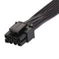 thumbnail image 1 of 2Pcs CPU 8 Pin Extension Cable Motherboard ATX CPU 8 Pin Female to 8(4+4) Pin Male Extension Cable for Power Supply PSU, 1 of 5