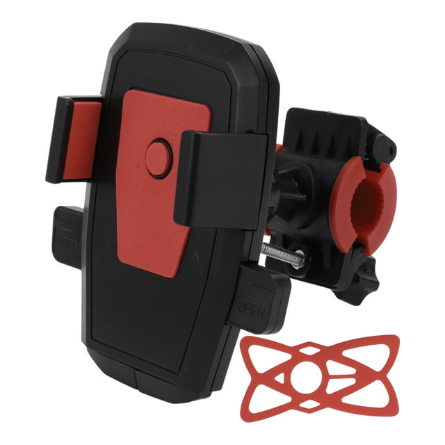 Soporte para Teléfono de Motocicleta Unique Bargains para Montaje en Manillar 4.7-7.2" Teléfonos Negro 1 Pcs