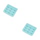 thumbnail image 2 of Qarigey Correa de extensión Extensores de sujetador Hebilla 3 Accesorios de gancho Abrazadera elástica Clips ajustables Reemplazo 3 filas azul brillante 2piezas, 2 of 6