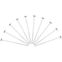 Uxcell 2.5mm OD x 30mm L Chandelier Connector Clips Pins Copper Chandelier Replacement Silver 100 Pack