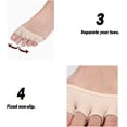 thumbnail image 5 of STONCEL 10 Pairs Cotton Toe Topper Socks for Women Peep Toe Socks Forefoot Socks Toe Cover Half Palm Socks for Pumps and Peas Shoes, 5 of 6