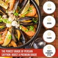 thumbnail image 4 of Zand Saffron Threads 2g Premium Grade 1 Saffron Spice for Cooking Basmati Rice, Paella, Risotto and More in Decorative Airtight Tin with Window Lid, 4 of 9