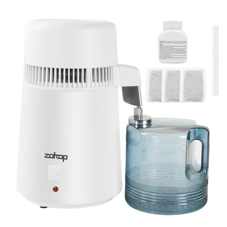 - Ktaxon Countertop Water Distiller Machine All Stainless Steel Interior with 4L BPA-Free Container,Fully Upgraded Home Distilled Water Purifier Filter,750W Pure Water Maker