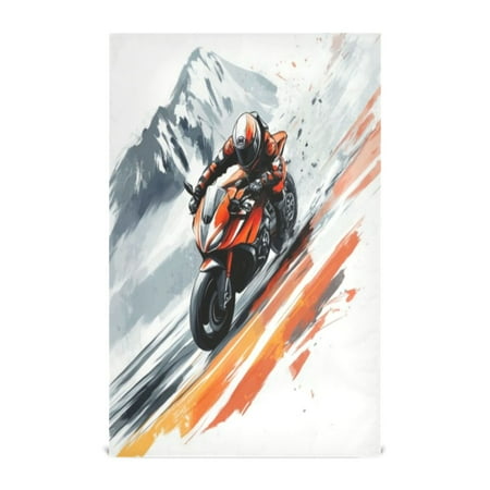 

Kitchen Towel 28x18 Inches x4，Plate Towel Decorative Towel Napkin Tea Towel Tea Towels For Kitchen Dish Cloths & Dish Towels Red Rider