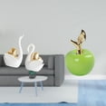thumbnail image 2 of Elegante Cisne Y Figuras, Adornos Artísticos De Mesa Para La Decoración Del Hogar, Esculturas De Cerámica únicas Para Estanterías, Entradas Y Salas De Estudio., 2 of 8