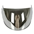 thumbnail image 2 of DYNWAVECA Helmet Visor Lens, Windscreen Lens, Anti-Scratch, for of562, Spare Parts ACC Replacement, Easy to Install , Chrome, 2 of 4