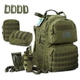 thumbnail image 1 of Military Army Backpack, MOLLE 2 Medium Rucksack with Shoulder Straps and Wasit Belt, Internal Frame, Multicam (Olive Drab), 1 of 5