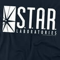 thumbnail image 2 of The Flash S.T.A.R. Unisex Adult T Shirt, Navy, 5X-Large, 2 of 6