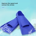 thumbnail image 3 of Franhais Swimming Training Fins for Snorkeling Diving Pool Activities,Children Silicone Short Fins, 3 of 8