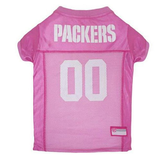 NFL GBP 4019 XS Green Bay Packers Pet Pink Jersey X Small