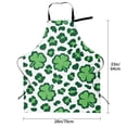 thumbnail image 2 of Kdxio Leopard print St. Patrick's Day Apron with Pockets Adjustable Kitchen Aprons for Men Women Waterproof Aprons for Cooking,Drawing,Crafting, Baking Household Cleaning, 2 of 8