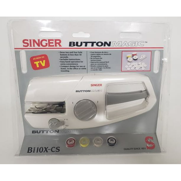 Singer Button Magic Handheld Button Sewing Machine B110XCS Walmart