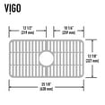 thumbnail image 6 of VIGO 25 in. Silicone Kitchen Sink Protective Bottom Grid For Single Basin Sink in Gray, 6 of 6