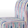thumbnail image 4 of Designart « Dreamy Watercolor Stripes In Pink II » Fauteuil d'Appoint Rembourré à Rayures Roses - Fauteuil Moderne pour Salon, 4 of 7