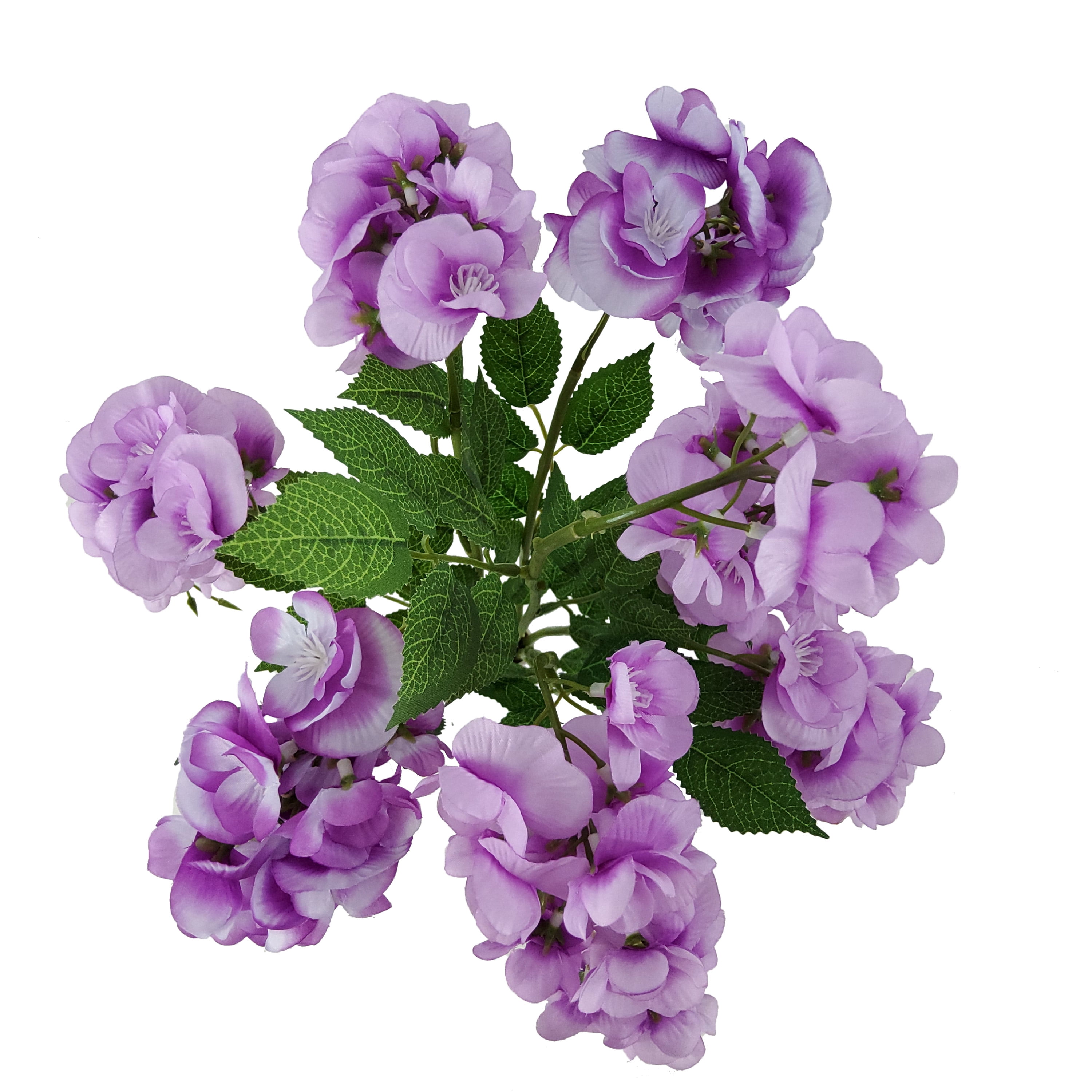 Mainstays Indoor Artificial Wisteria Bouquet, Purple Color, Assembled Height: 20"