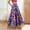 Multicolor, variant on Gifts Dianli Bohemian Skirt Women's High Waist Printed Maxi Skirt Stretchy Bodycon a Line Ruffled Hem Elastic Waist Side Pockets Retro Floral Print Office Casual Vacation Beachwear