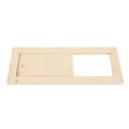 thumbnail image 1 of YUMILI Grille d'aération rectangulaire en Bois, Grille d'aération en Bois, Accessoire de Sauna pour hammam, 1 of 9