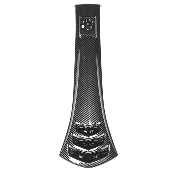 Cubierta de carenado de cabeza de motocicleta estilo fibra de carbono soporte de corbata de bocina delantera reemplazo de carcasa decorativa para VESPA GTS 250 300 GTV 300 2019-2021 A Jadeshay  A