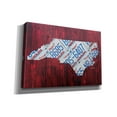 thumbnail image 2 of Epic Graffiti 'North Carolina License Plate Map' by Design Turnpike, Giclee Canvas Wall Art, 26"x18", 2 of 2