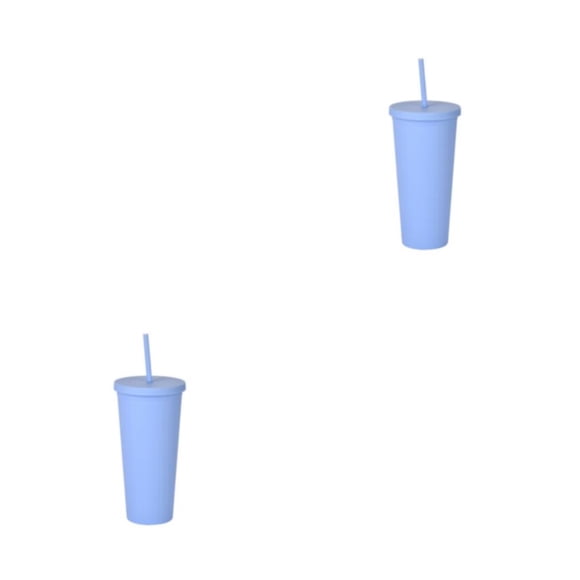 Inteprter Botella de agua Frasco al vacío Taza de pajita Equipo de campamento multicolor Regalo dulce Suministros al aire libre Contenedor de Type3 NO3