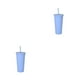 thumbnail image 3 of Botella de agua Yuarrent Frasco de vacío Vaso con pajitas multicolores, 3 of 6