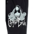 thumbnail image 3 of Tim Burton's Corpse Bride Men's Emily Character Loungewear Pajama Pants, 3 of 5