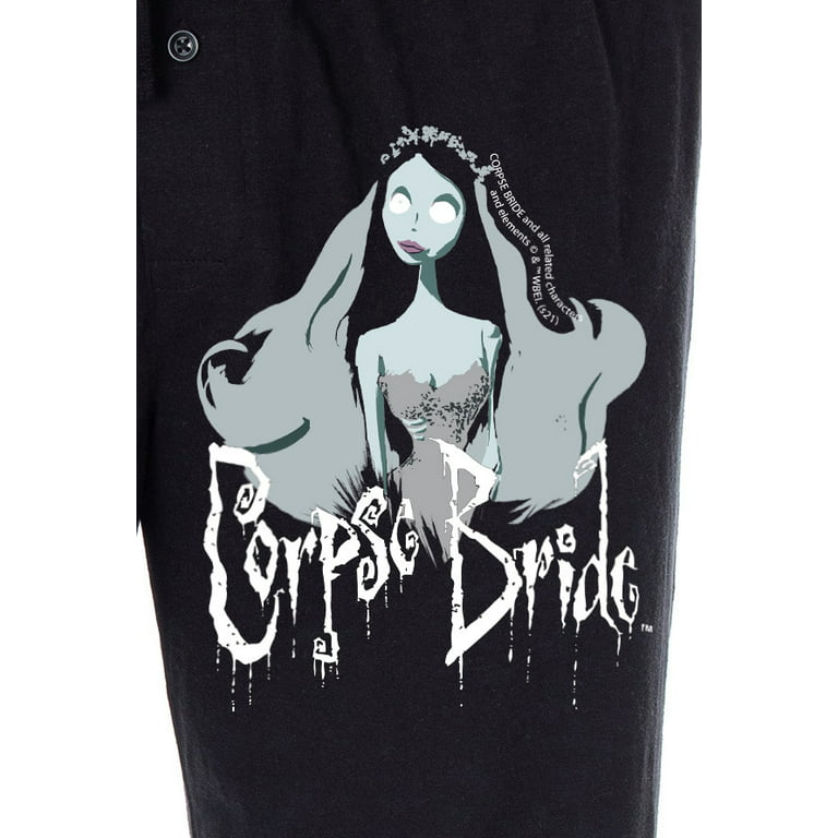 Tim Burton's Corpse Bride Men's Emily Character Loungewear Pajama