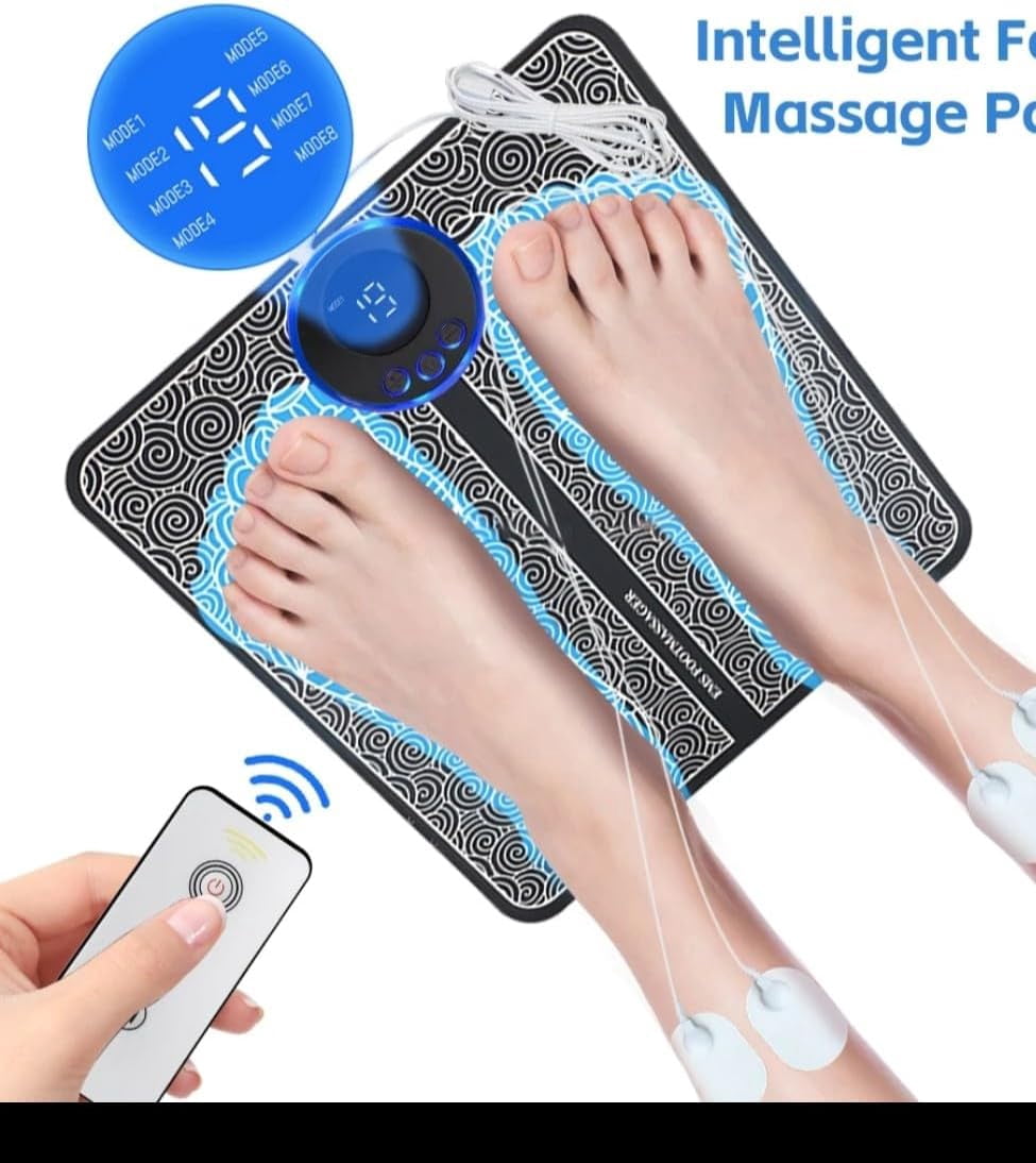 Transcutaneous Electronic Nerve Stimulator and Powered Muscle Stimulation for Pain Relief, EMS Foot Massager